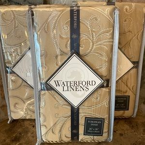 Three Waterford 26 x 26 European Shams.
